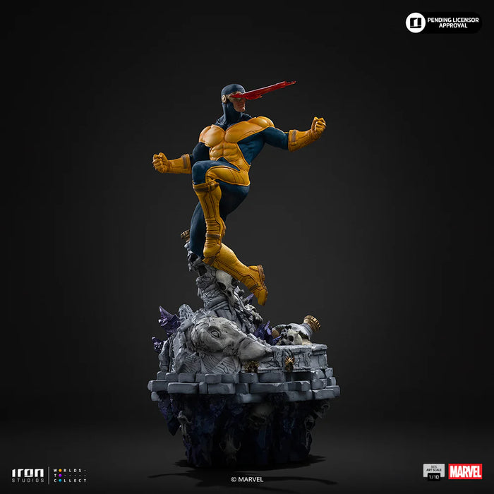Iron Studios: Marvel X Men - Cyclops Guantelete del Infinito Diorama BDS Escala de Arte 1/10