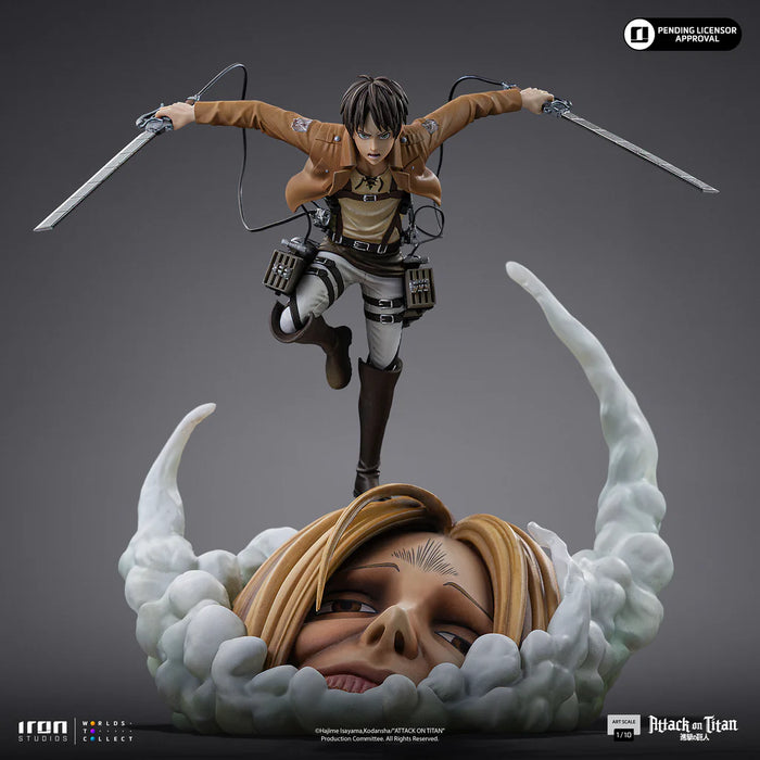 Iron Studios: Attack On Titan - Eren Yeager Escala de Arte 1/10