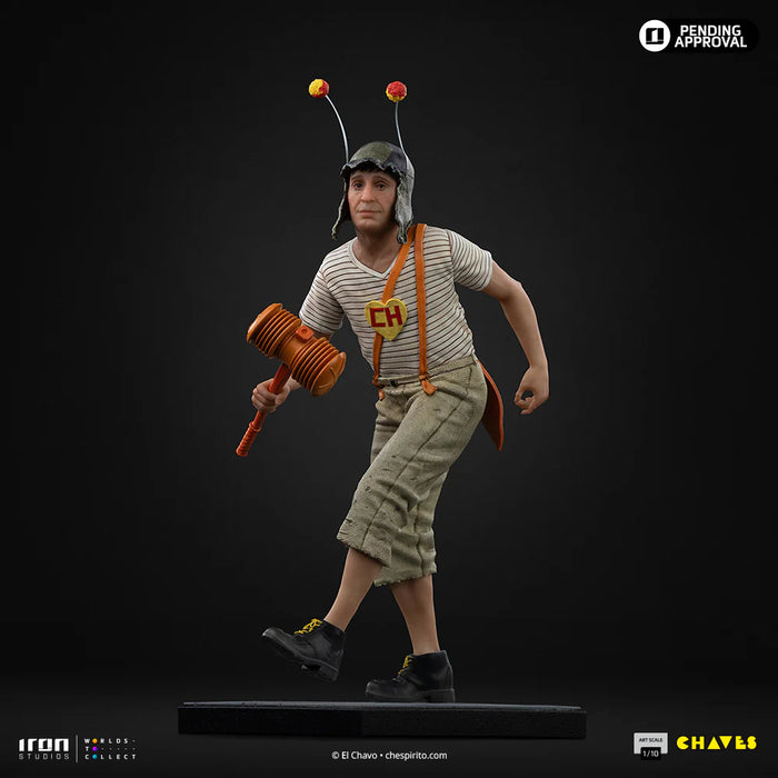 IRON Studios: El Chavo Del Ocho  - Chavo Vestido de Chapulin Escala de Arte 1/10
