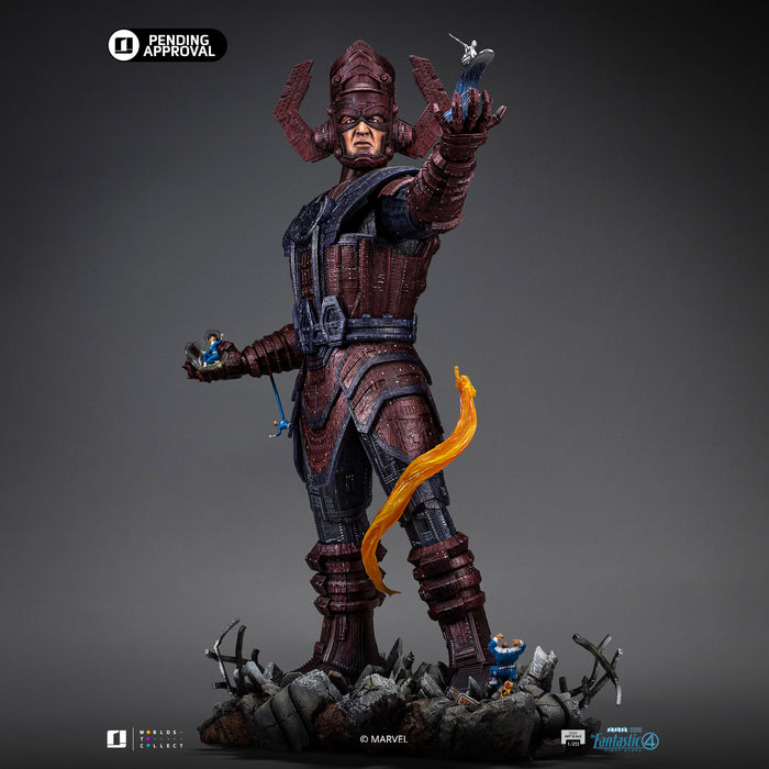 IRON Studios: Marvel Los 4 Fantasticos - Galactus Diorama Deluxe Demi Escala De Arte 1/20