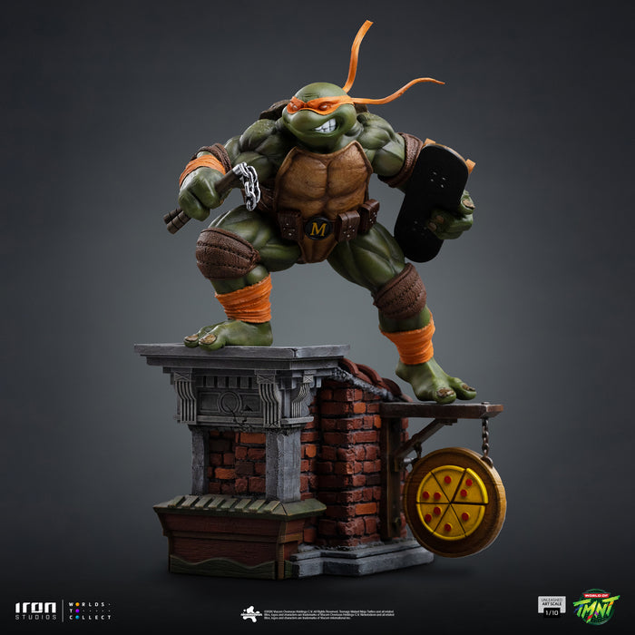 Iron Studios: TMNT Tortuga Ninja - Miguel Angel Escala de Arte 1/10