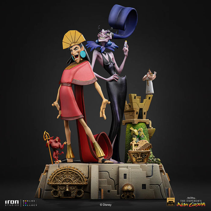 IRON Studios: Las Locuras Del Emperador - Kuzko and Yzma - Escala de Arte 1/10