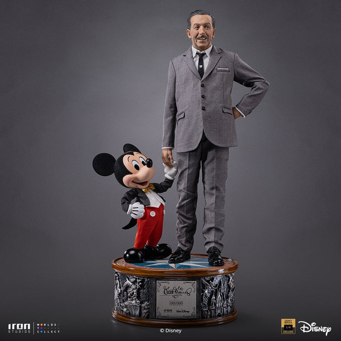 Iron Studios: Clasicos de Disney - Walt Disney y Mickey Mouse Legacy Replica 1/4