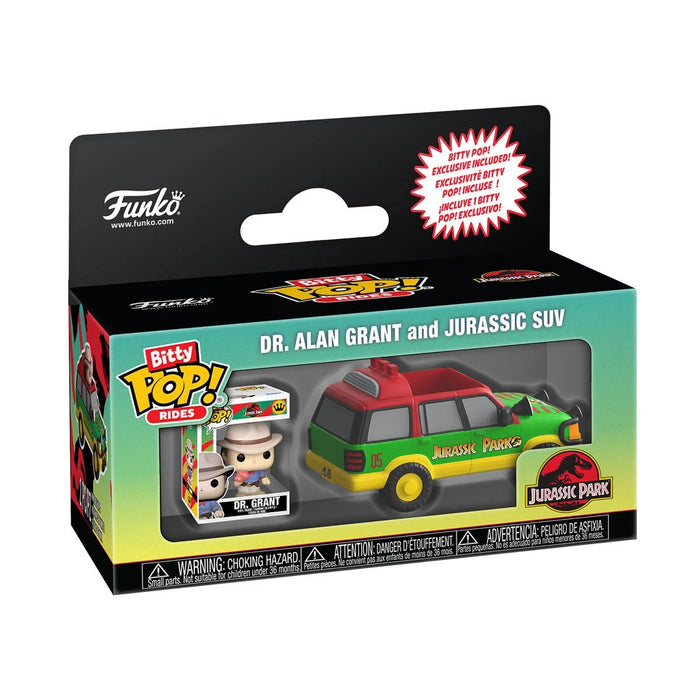 Funko Bitty Pop Rides: Jurassic Park - Jurassic SUV con Dr Grant