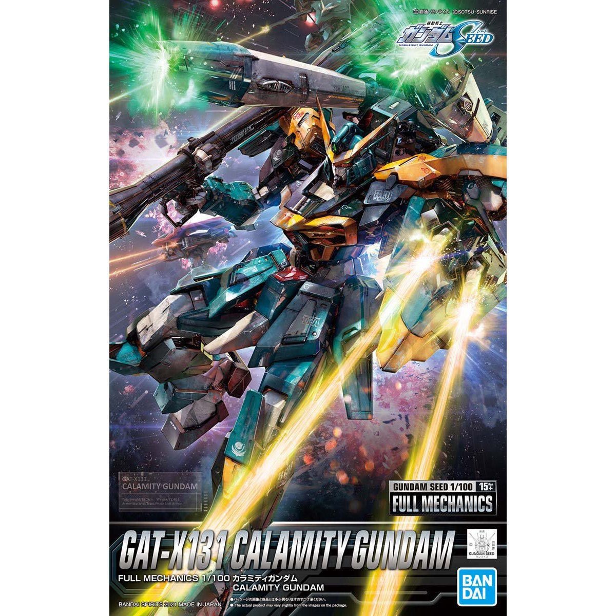 Bandai Hobby Gunpla Full Mechanics Model Kit: Mobile Suit Gundam Seed - Calamity 1/100 Kit De Plastico