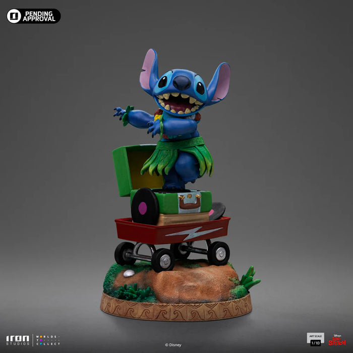 Iron Studios: Lilo y Stitch - Stitch Hula Version Escala de Arte 1/10