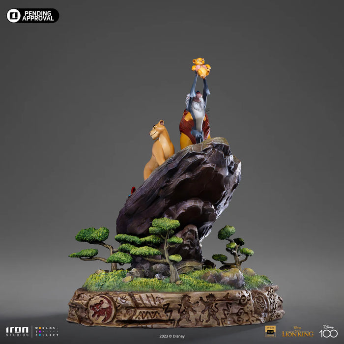 Iron Studios: Disney 100 El Rey Le√≥n - Rey Le√≥n Deluxe Escala de Arte 1/10