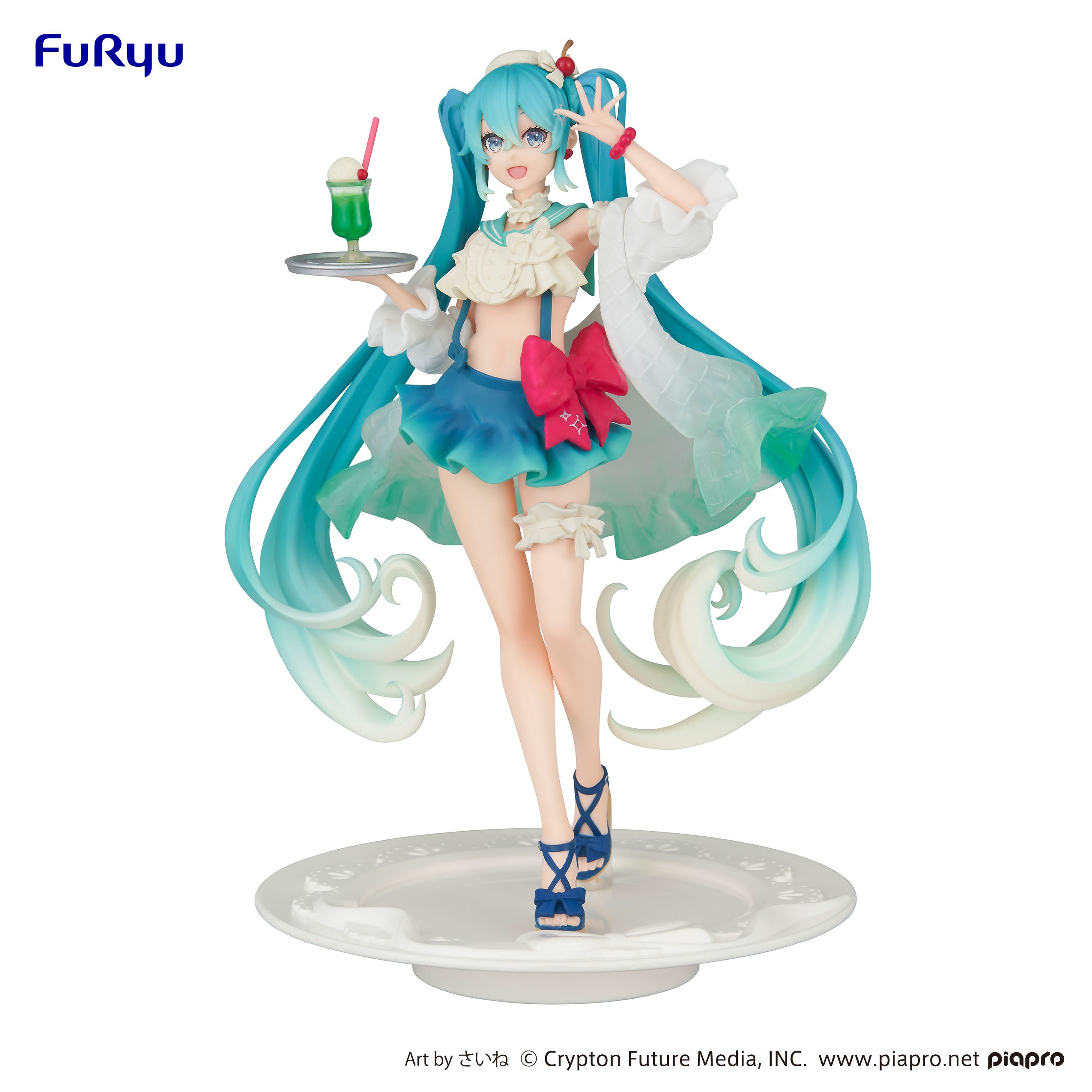Furyu Figures Exceed Creative: Vocaloid - Sweetsweets Hatsune Miku Melon Soda Float