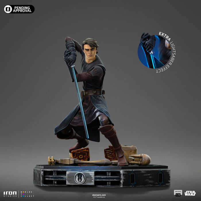 IRON Studios: Star Wars Clone Wars - Anakin Skywalker Escala De Arte 1/10