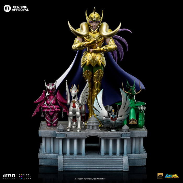 IRON Studios: Saint Seiya - Mu de Aries Deluxe Escala De Arte 1/10