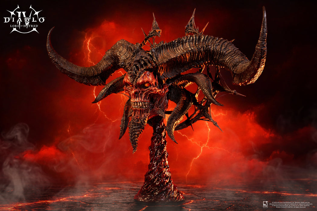 PureArts: Diablo IV Lord of Hatred - Mascara de Mephisto Replica Escala 1/2