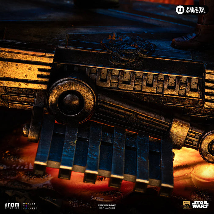 IRON Studios: Star Wars La venganza de los Sith - Anakin vs Obi Wan Escala de Arte 1/10