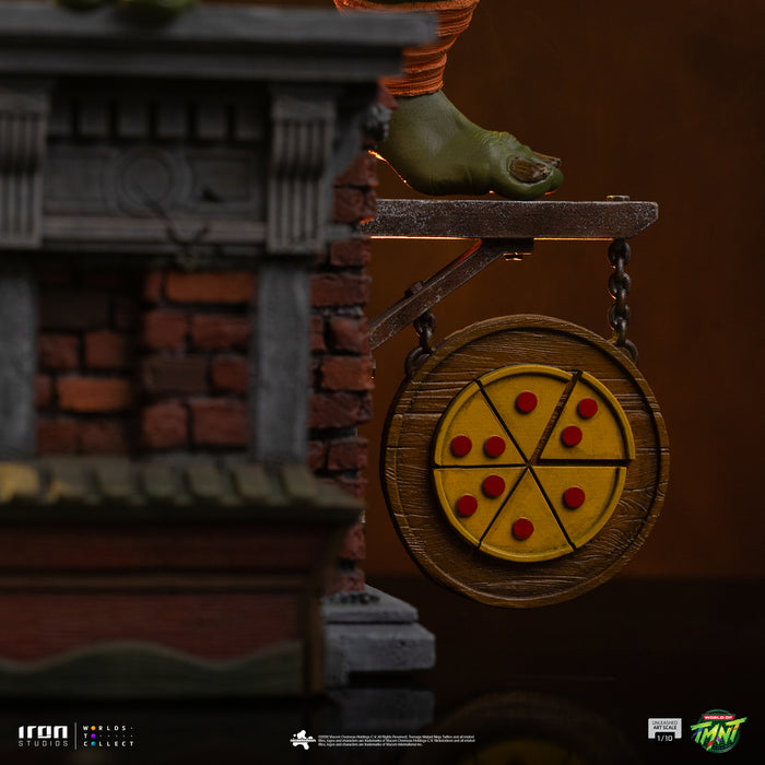 Iron Studios: TMNT Tortuga Ninja - Miguel Angel Escala de Arte 1/10