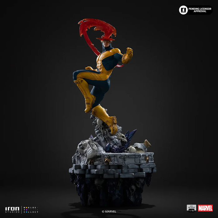 Iron Studios: Marvel X Men - Cyclops Guantelete del Infinito Diorama BDS Escala de Arte 1/10