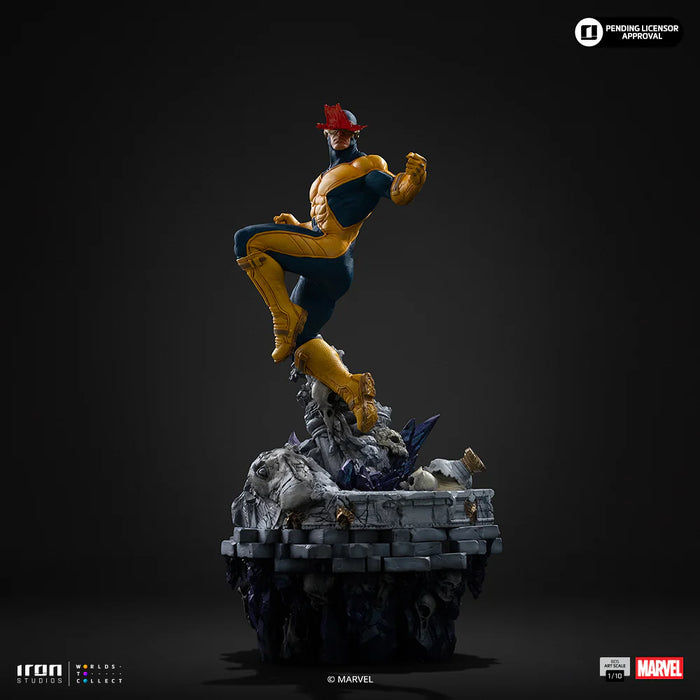 Iron Studios: Marvel X Men - Cyclops Guantelete del Infinito Diorama BDS Escala de Arte 1/10