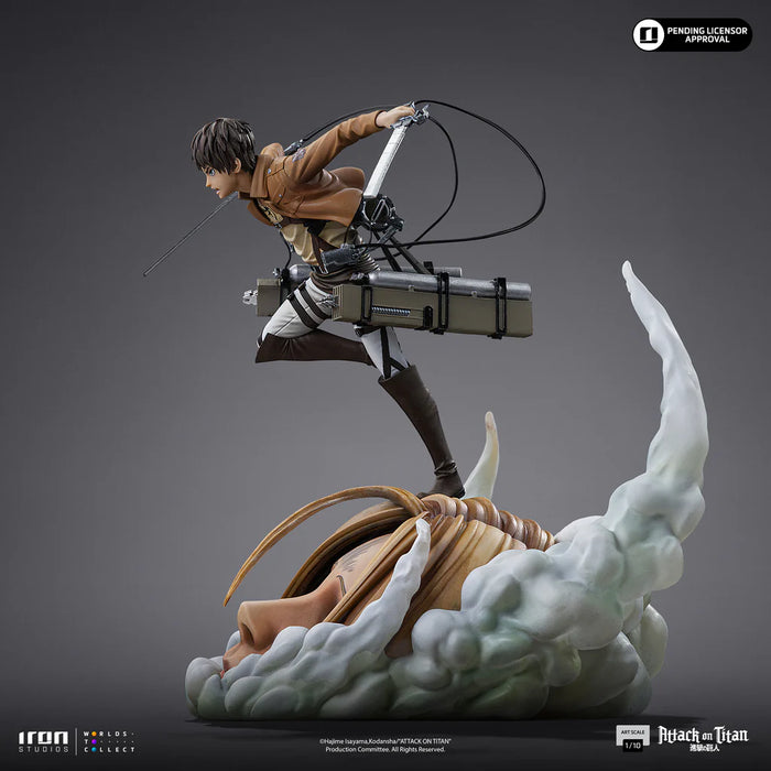 Iron Studios: Attack On Titan - Eren Yeager Escala de Arte 1/10