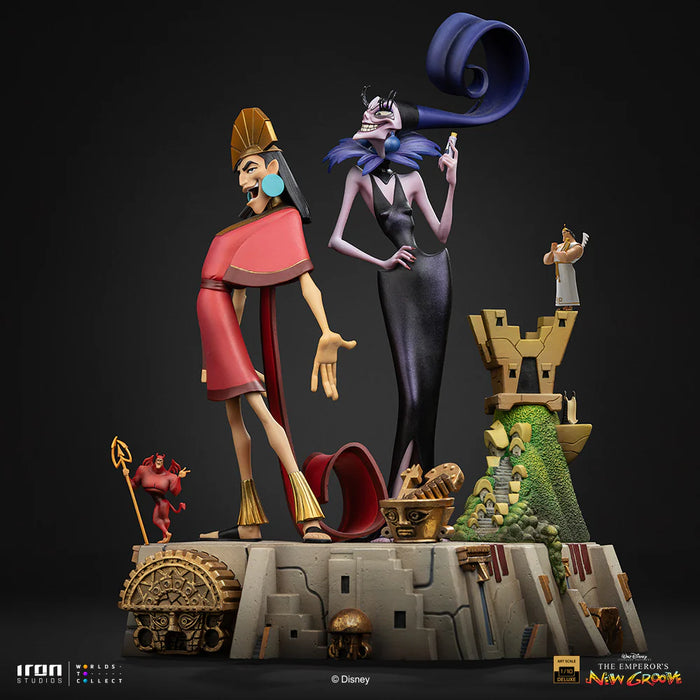 IRON Studios: Las Locuras Del Emperador - Kuzko and Yzma - Escala de Arte 1/10