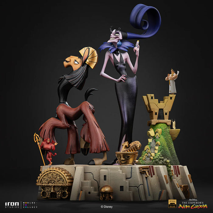 IRON Studios: Las Locuras Del Emperador - Kuzko and Yzma - Escala de Arte 1/10