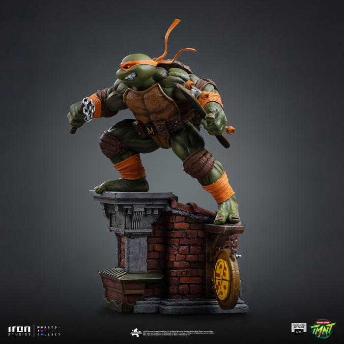 Iron Studios: TMNT Tortuga Ninja - Miguel Angel Escala de Arte 1/10