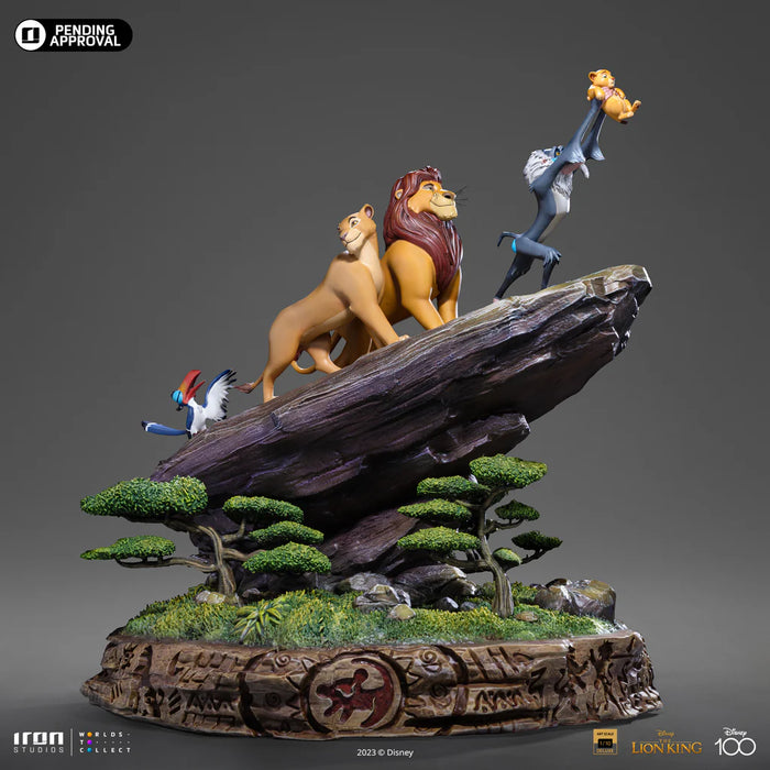 Iron Studios: Disney 100 El Rey Le√≥n - Rey Le√≥n Deluxe Escala de Arte 1/10