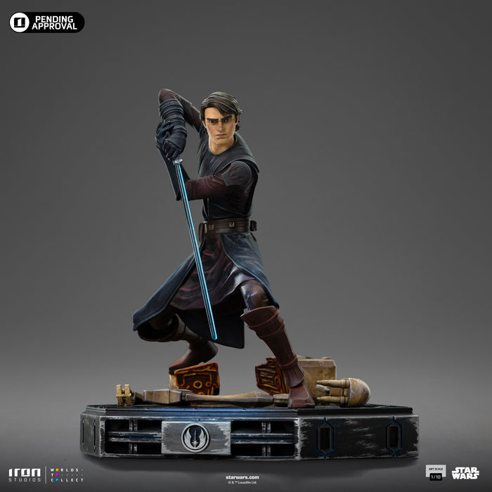 IRON Studios: Star Wars Clone Wars - Anakin Skywalker Escala De Arte 1/10