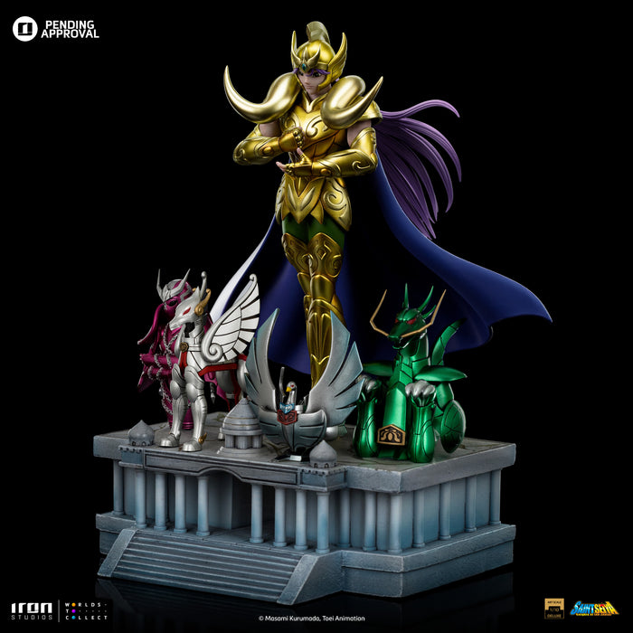 IRON Studios: Saint Seiya - Mu de Aries Deluxe Escala De Arte 1/10