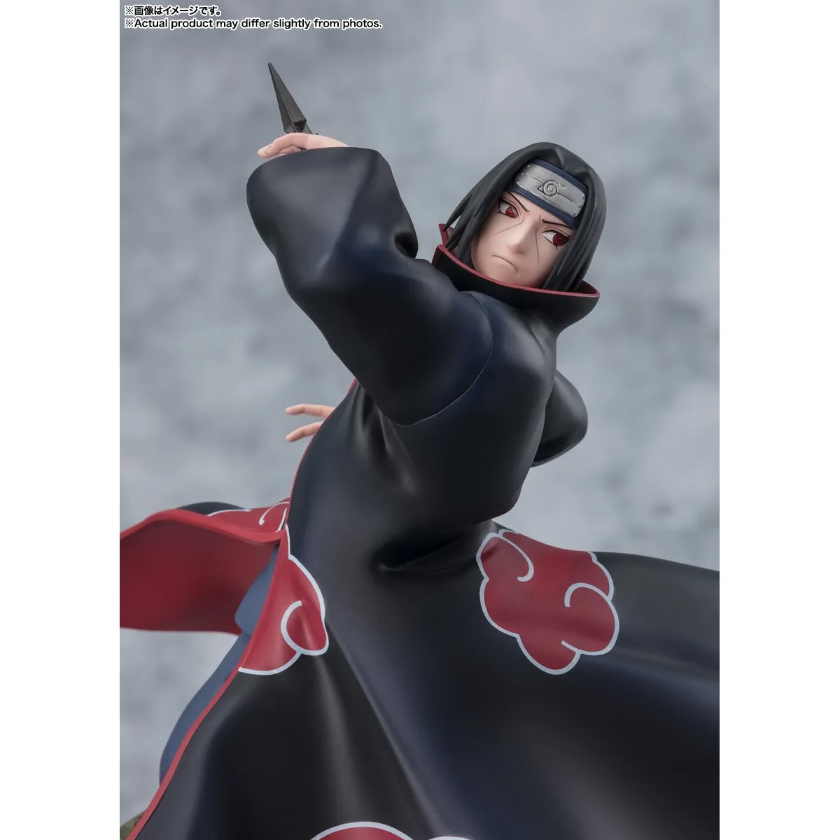 Bandai Tamashii Nations Figuarts ZERO: Naruto Shippuden - Itachi Uchiha La luz y la oscuridad del Mangekyo Sharingan Extra Battle Estatua
