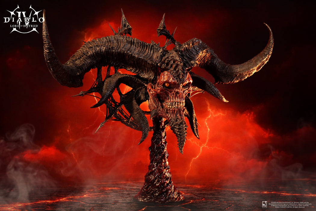 PureArts: Diablo IV Lord of Hatred - Mascara de Mephisto Replica Escala 1/2