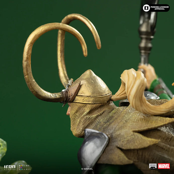 Iron Studios: Marvel Comics - Loki Laufeyson Escala de Arte 1/10