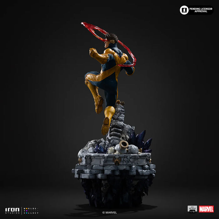 Iron Studios: Marvel X Men - Cyclops Guantelete del Infinito Diorama BDS Escala de Arte 1/10