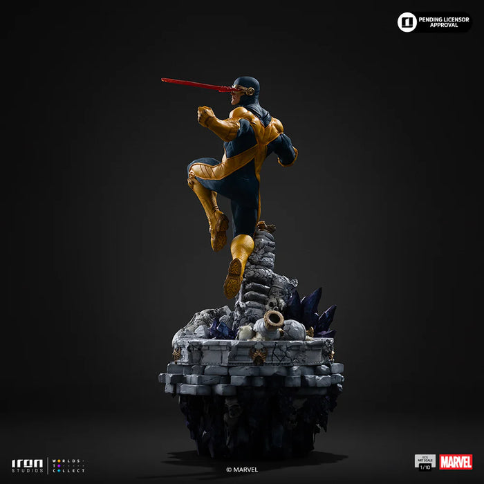 Iron Studios: Marvel X Men - Cyclops Guantelete del Infinito Diorama BDS Escala de Arte 1/10