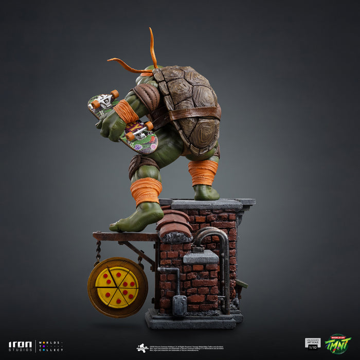 Iron Studios: TMNT Tortuga Ninja - Miguel Angel Escala de Arte 1/10