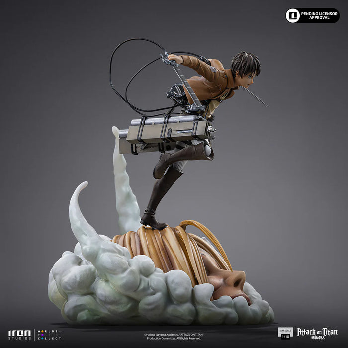 Iron Studios: Attack On Titan - Eren Yeager Escala de Arte 1/10