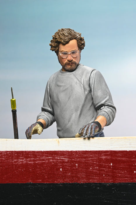 NECA Figura de Accion Ultimate: Jaws 50 Aniversario - Matt Hooper Amity Arrival 7 Pulgadas