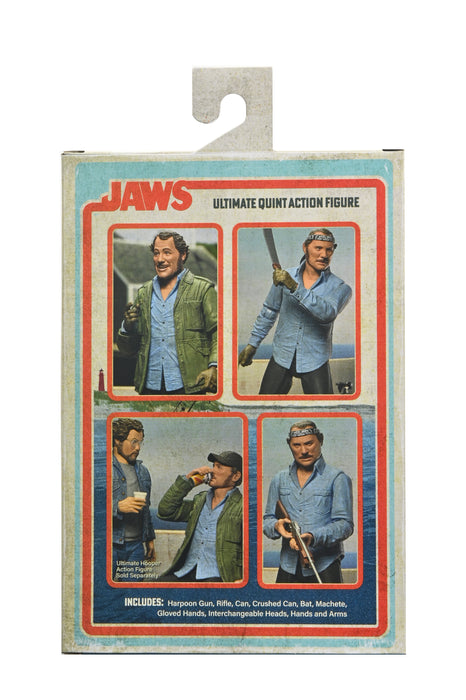 NECA Figura de Accion Ultimate: Jaws 50 Aniversario - Sam Quint 7 Pulgadas