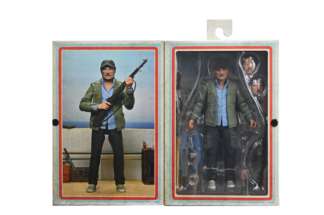 NECA Figura de Accion Ultimate: Jaws 50 Aniversario - Sam Quint 7 Pulgadas