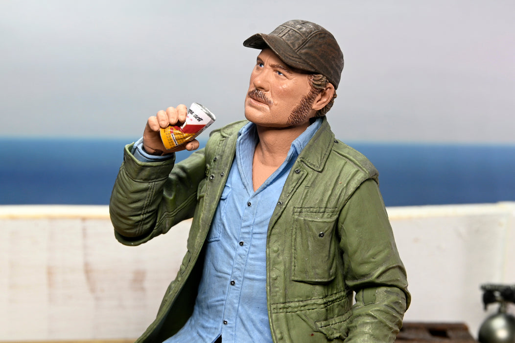 NECA Figura de Accion Ultimate: Jaws 50 Aniversario - Sam Quint 7 Pulgadas