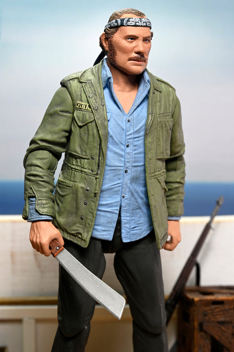 NECA Figura de Accion Ultimate: Jaws 50 Aniversario - Sam Quint 7 Pulgadas