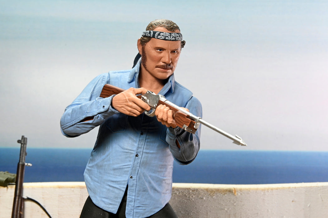 NECA Figura de Accion Ultimate: Jaws 50 Aniversario - Sam Quint 7 Pulgadas
