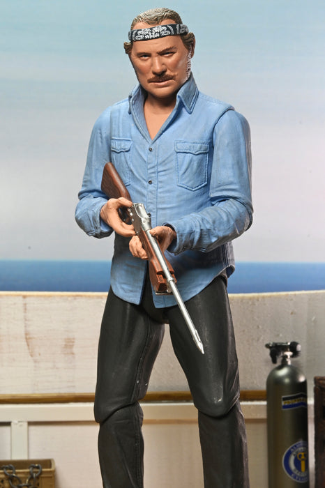 NECA Figura de Accion Ultimate: Jaws 50 Aniversario - Sam Quint 7 Pulgadas