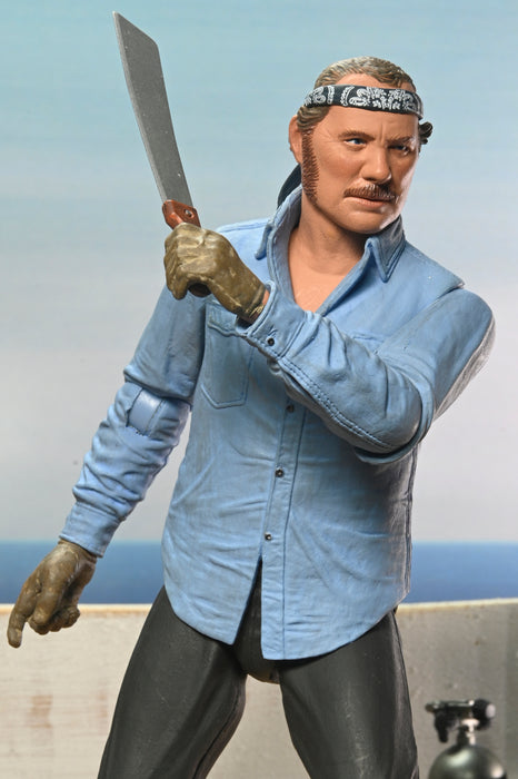 NECA Figura de Accion Ultimate: Jaws 50 Aniversario - Sam Quint 7 Pulgadas