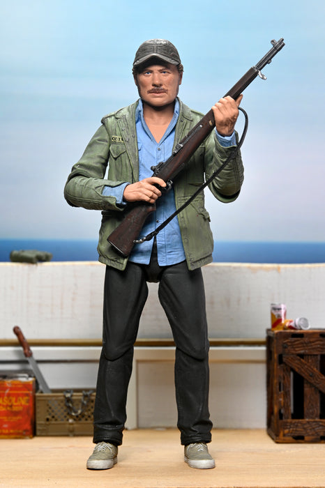 NECA Figura de Accion Ultimate: Jaws 50 Aniversario - Sam Quint 7 Pulgadas