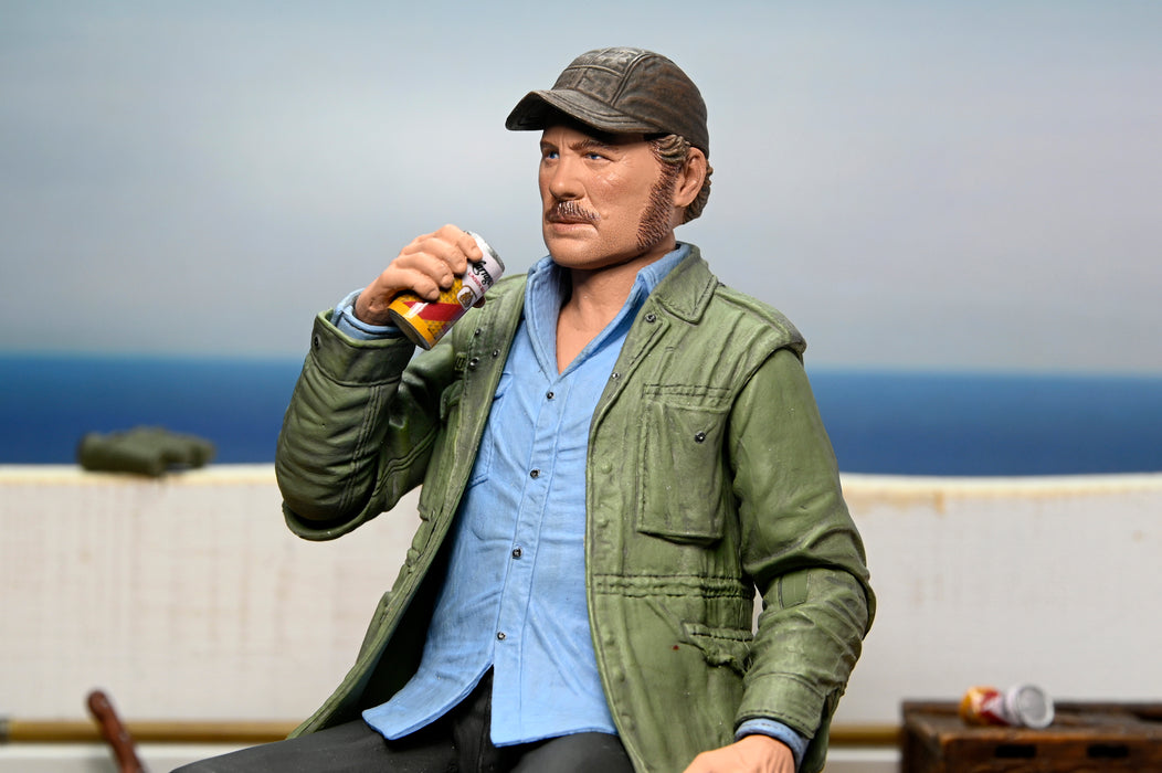 NECA Figura de Accion Ultimate: Jaws 50 Aniversario - Sam Quint 7 Pulgadas