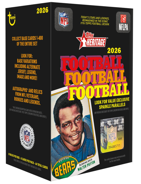 Topps: 2026 Topps Heritage NFL Football - Value Box