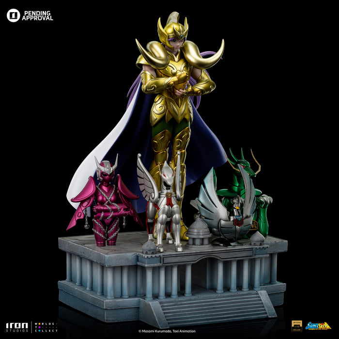 IRON Studios: Saint Seiya - Mu de Aries Deluxe Escala De Arte 1/10
