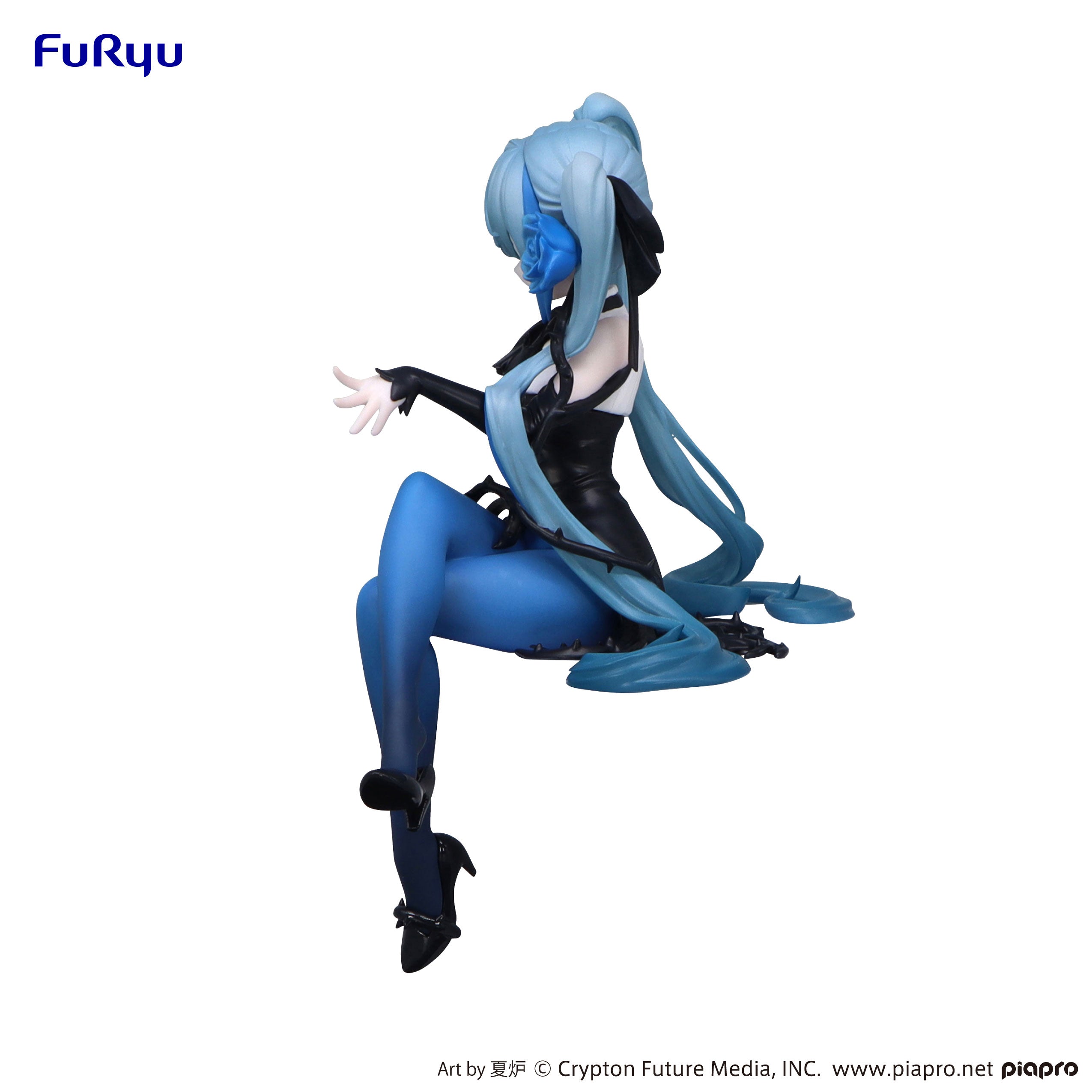 Furyu Figures Noodle Stopper: Hatsune Miku - Miku Blue Rose