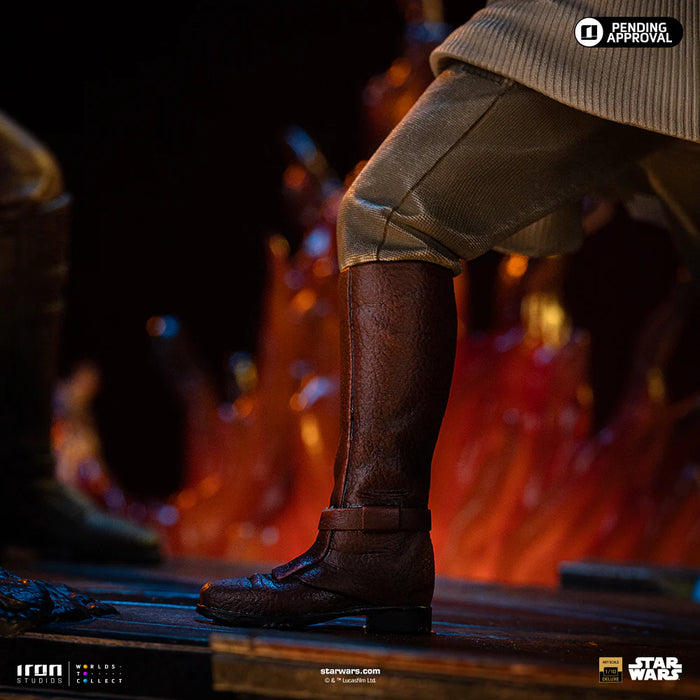 IRON Studios: Star Wars La venganza de los Sith - Anakin vs Obi Wan Escala de Arte 1/10