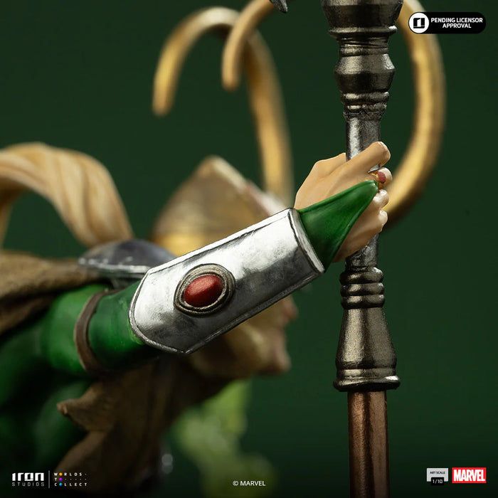 Iron Studios: Marvel Comics - Loki Laufeyson Escala de Arte 1/10