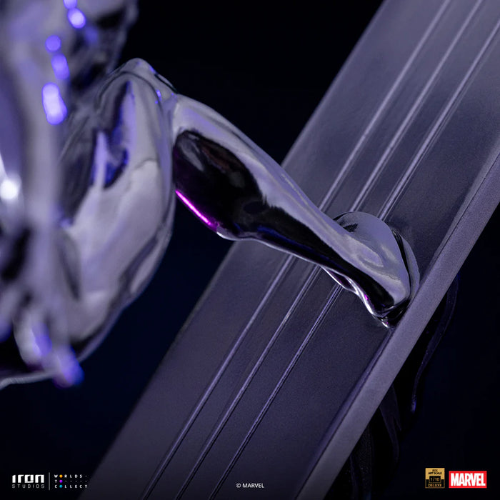 IRON Studios: Marvel Infinity Gauntlet -  Silver Surfer Diorama Deluxe Escala de Arte 1/10