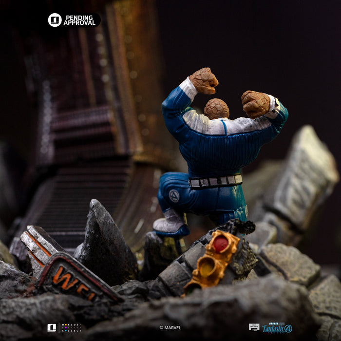 IRON Studios: Marvel Los 4 Fantasticos - Galactus Diorama Deluxe Demi Escala De Arte 1/20
